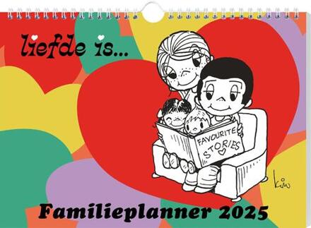 Liefde is… familieplanner - 2025 -   (ISBN: 9789464327397)