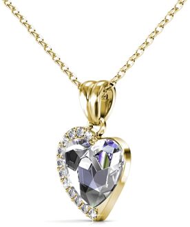 Liefdeshangers - Goud en Kristal - One Size