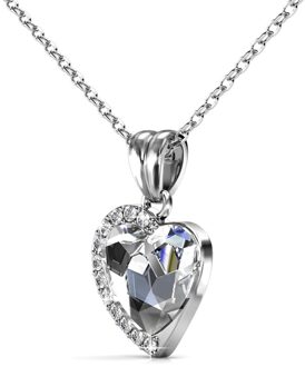 Liefdeshangers - Zilver en Kristal - One Size