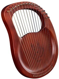 Lier Piano 19 Snaren Houten Mahonie Lier Harp Muzikale 16-String Tuning Met Reserve Snaren En Wrench Instrument X7I1 D