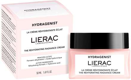 Lierac Hydragenist Rehydraterende Stralende Crème 50 ml voor Droge tot Zeer Droge Huid