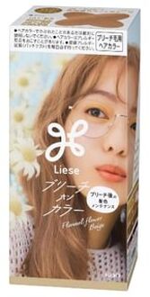 Liese Bleach On Color Bubble Hair Color Kit Flannel Flower Beige - 108ml