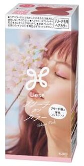 Liese Bleach On Color Bubble Hair Color Kit Sakura Pink - 108ml