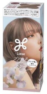 Liese Bleach On Color Bubble Hair Color Kit Sweet Pea Greige - 108ml