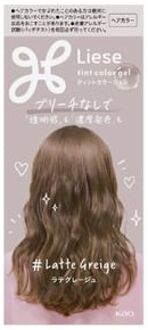 Liese Tint Color Gel Hair Color Latte Greige - 191ml