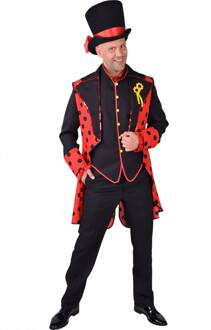 Lieveheersbeestje Slipjas En Vest Man Rood - Zalm, Zwart