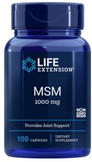 Life Extension MSM 1000 mg - 100 Capsules - Voedingssupplement