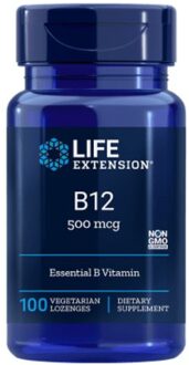 Life Extension Vitamine B12 -  500 Mcg 100 zuigtabletten - Life Extension