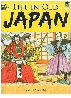 Life in Old Japan Coloring Book