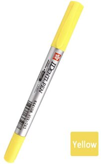 Lifemaster Sakura Identi Pen Fijne En Extra Fijne Permanente Inkt Dual Point Marker Mark Op Alles 8 Kleur Beschikbaar geel