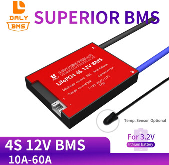 lifepo4 12v 4S BMS 10ah 30ah 60A PCM 18650 Battery pack Protection Board 12.8V circuit E-bik Scooter