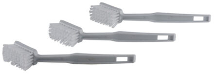 Lifetime Clean Afwasborstels 24 X 3 Cm 3 Stuks Wit