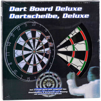 Lifetime Games Dartbord - Tweezijdig - Met 2 Sets Verzwaarde Dartpijlen - Ø 45 Cm