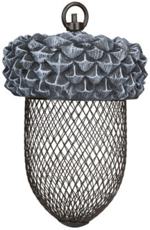 Lifetime Garden Lifetime Vogel voedersilo hangend - ijzer - groen - 21 x 13 cm - vogelvoederhuisje