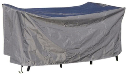 Lifetime Garden Tuinmeubelen afdekhoes / beschermhoes - rechthoek - waterdicht - 185 x 125 x 85 cm - Tuinsethoezen Grijs