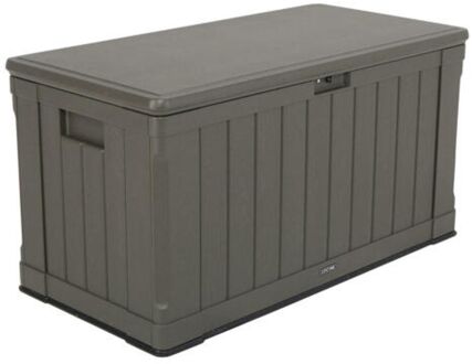 Lifetime Kussenbox Sacramento - Houtlook - Bruin - 439l - 128x64x67cm