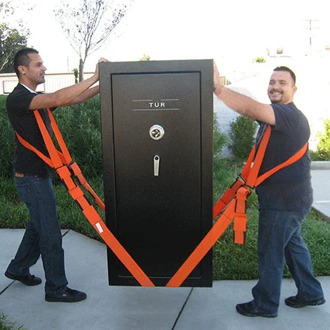 Lifting Moving Strap Furniture Transport Belt In Shoulder Straps Team Straps Mover Easier Conveying Storage Orange