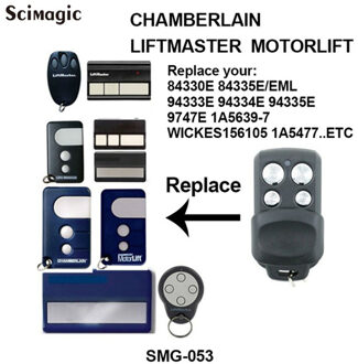 Liftmaster chamberlain 94335E garagedeur afstandsbediening vervanging 433.92 Mhz rolling code