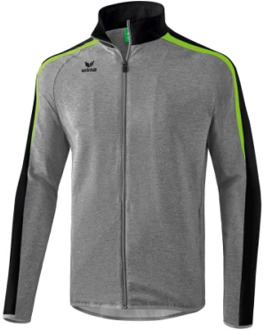 Liga 2.0 Trainingsvest - Grey Melange / Zwart / Green Gecco | Maat: XL