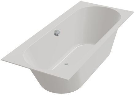 Ligbad Beterbad Xenz Madeira 170x75 cm Inclusief Badpoten Crème Creme