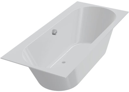 Ligbad Beterbad Xenz Madeira 170x75 cm Inclusief Badpoten Wit