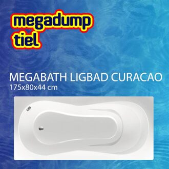 Ligbad Curacao 175X80X44 cm MegaBath