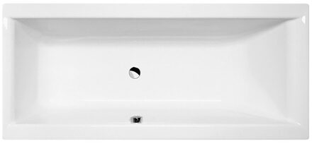 Ligbad Polysan Cleo Slim Inbouw 180x90x48 cm Wit