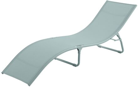 Ligbed Wave Opvouwbaar Lichtblauw 65x57x83cm