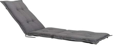 Ligbedkussen Brest - 190x60 Cm - Polyester - Grijs