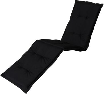 Ligbedkussen - Panama Black - 200x60 - Zwart