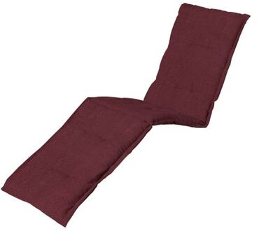 Ligbedkussen - Panama bordeaux - 200x60 - Rood