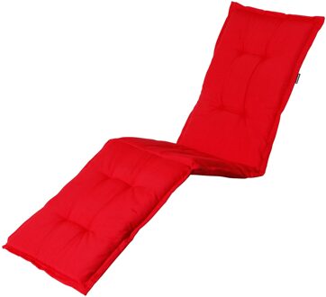 Ligbedkussen - Panama Red - 200x60 - Rood