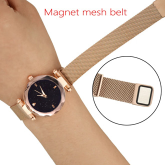 LIGE Brand SUNKTA Fashion Womens Watches Ladies Top Brand Magnetic Attraction Wrist Watch Steel Strap Quartz Casual Watches