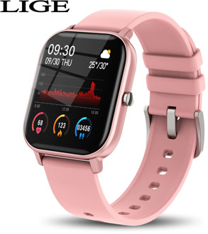 LIGE New P8 1.4 inch Full Touch Women Digital Watches Waterproof Sports For xiaomi iPhone Multifunctional Electronic Watch Men