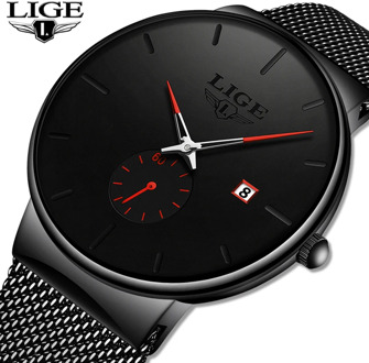 LIGE Quartz Clock Sports Men Watch Top Brand Luxury Famous Dress Fashion Watches Male Unisex Ultra Thin Wrist watch Para Hombre