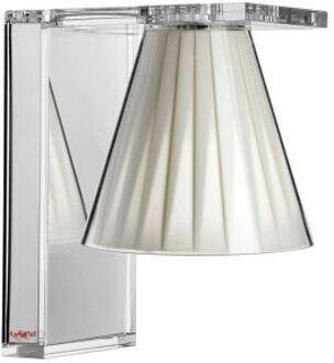 Light Air wandlamp Kartell plissé Beige - Breedte 14 x Hoogte 21 x Diepte 17 x Diameter 14