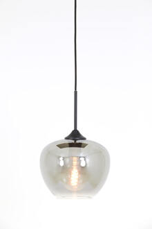 Light and Living hanglamp - zwart - glas - 2952212