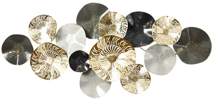 Light Extravagant Nordic Wind Iron Art Wall Hanging Decoration Simplicity Golden Metal Minimalist Decor Decorative Shelves