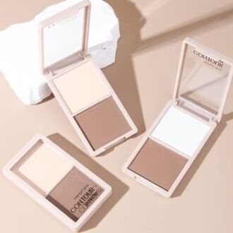 Light Focus Silky Contouring Highlighter Palette - 2 Types Set A# Diamond Rain - 12g