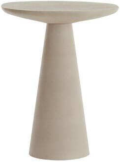 Light & Living Bijzettafel 'Abala' 45cm hoog, kleur Mat Crème - 59 cm