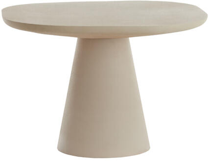 Light & Living Bijzettafel 'Abala' 60cm, kleur Mat Crème - 60 cm