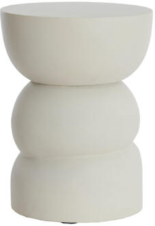 Light & Living Bijzettafel 'Azalio' 35cm, kleur Crème - 35 cm