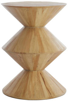 Light & Living Bijzettafel 'Larus' Mangohout, 45cm, kleur Naturel - 45 cm