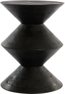 Light & Living Bijzettafel LARUS - Ø45x60cm - Zwart