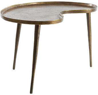 Light & Living Bijzettafel 'Lienz' 67 x 49cm, kleur Antiek Brons