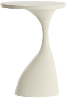 Light & Living Bijzettafel 'Macau' 61cm hoog, kleur Mat Crème
