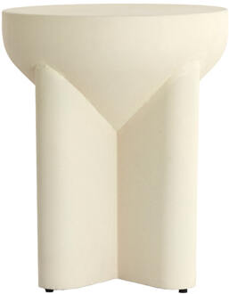 Light & Living Bijzettafel 'Mikado' 36cm, kleur Mat Crème