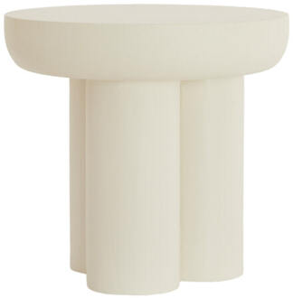 Light & Living Bijzettafel 'Mizuho' 50cm, kleur Crème