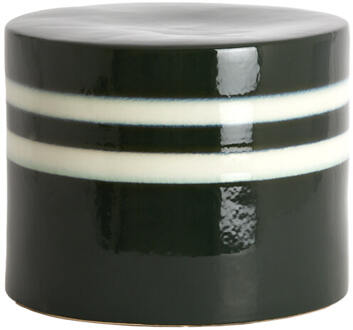 Light & Living Bijzettafel 'Mooca' Keramiek, 42cm, kleur Donkergroen