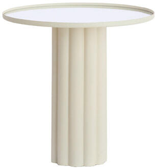 Light & Living Bijzettafel 'Rosario' 50cm hoog, kleur Crème - 50 cm